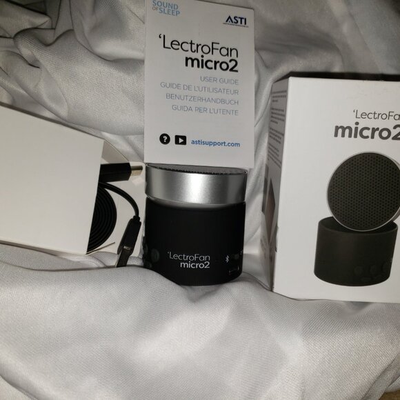 (NWT) LectroFan Micro2 Sleep Machine (Black) - Picture 4 of 6